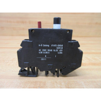 Allen Bradley 1492-GH040 Miniature Circuit Breaker 1492GH040 - Used