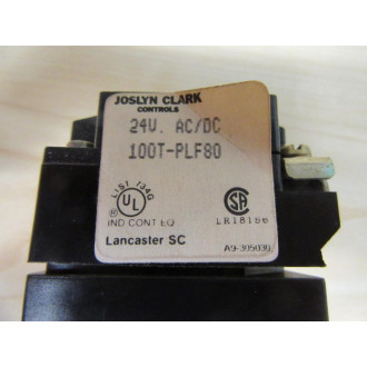 Danaher Joslyn Clark 100T-PLF80 Pilot Light Amber Lens