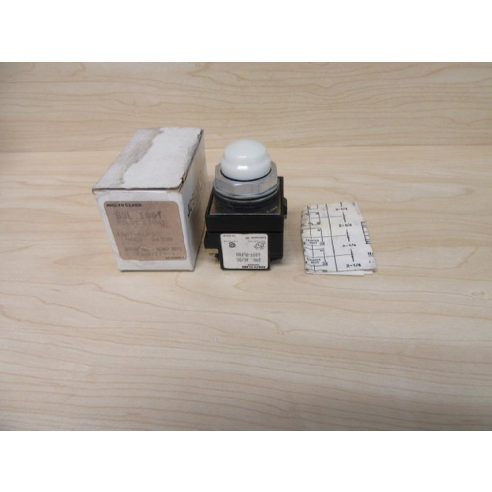 Danaher Joslyn Clark 100T-PLF80 Pilot Light White Lens