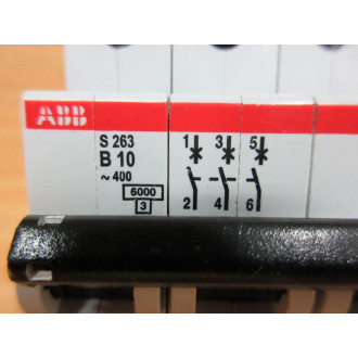 ABB S263 B10 Circuit Breaker S263B10 - Used