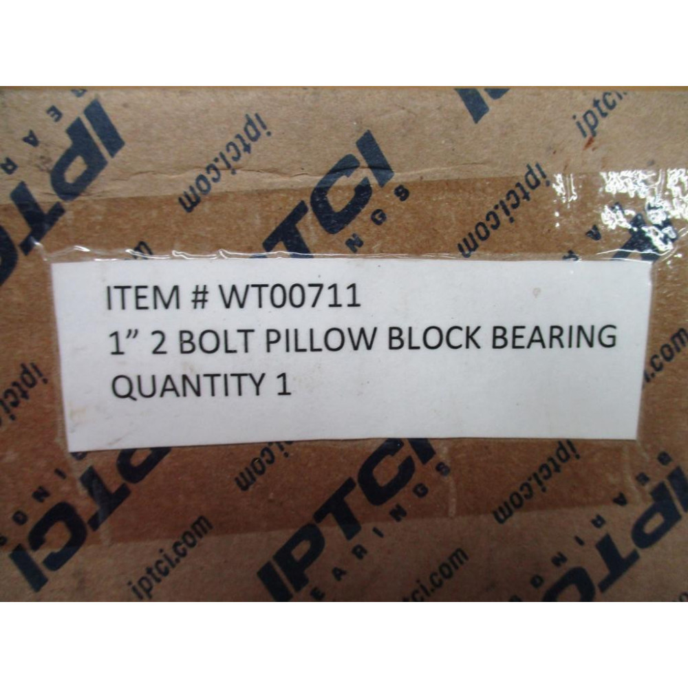 IPTCI Bearing TP205 Pillow Block Bearing WT00711