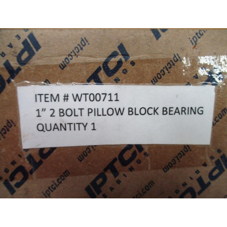 IPTCI Bearing TP205 Pillow Block Bearing WT00711