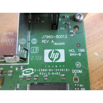 HP J7960-80012 Ethernet Print Server Card J7960G - Used