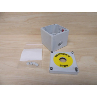 Hoffman Q-1PBPCDM 15099 Enclosure Q1PBPCDM WE-Stop Legend - Refurbished