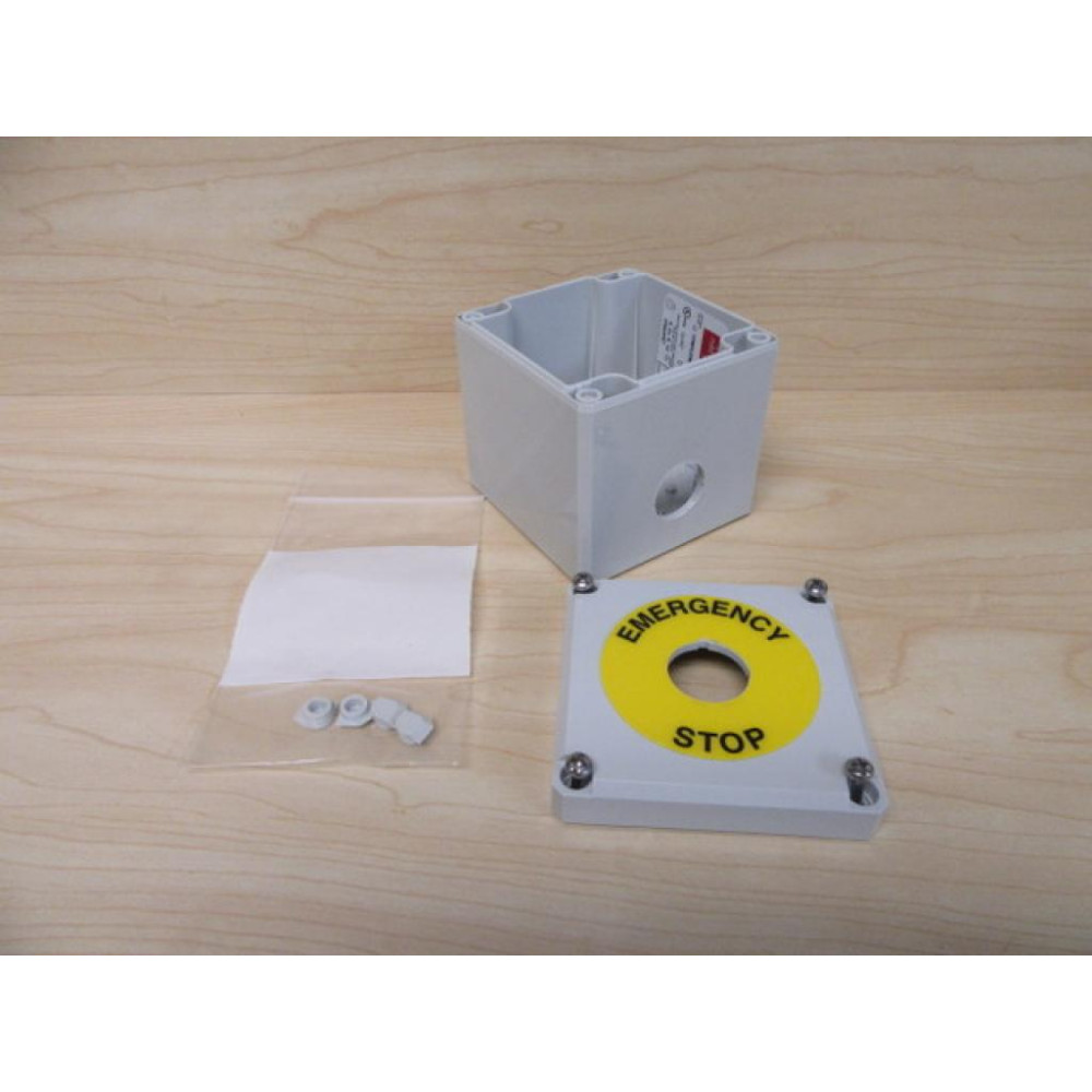 Hoffman Q-1PBPCDM 15099 Enclosure Q1PBPCDM WE-Stop Legend - Refurbished