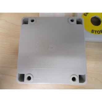 Hoffman Q-1PBPCDM 15099 Enclosure Q1PBPCDM WE-Stop Legend - Refurbished