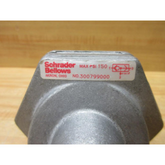 Shrader Bellows 300799000 Parker Quick Exhaust Valve - New No Box