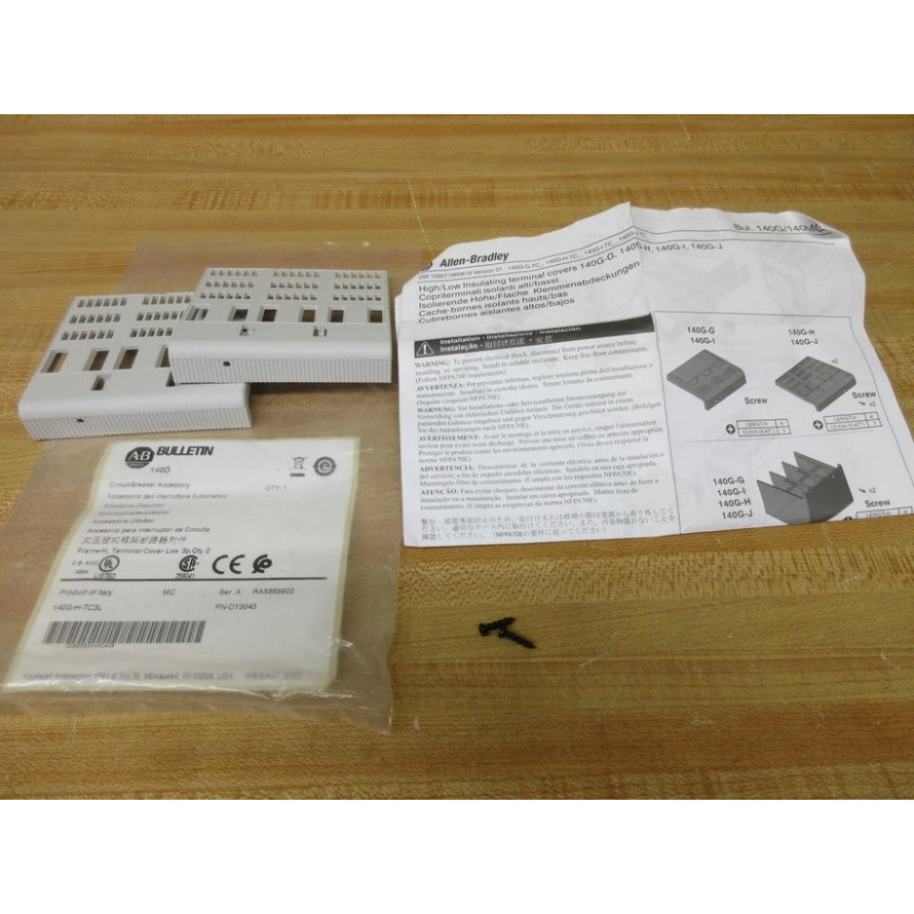 Allen Bradley 140G-H-TC3L Terminal Cover 140GHTC3L