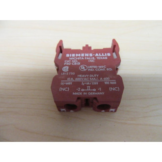 Siemens Allis P30 CB 01 Contact Block P30CB01