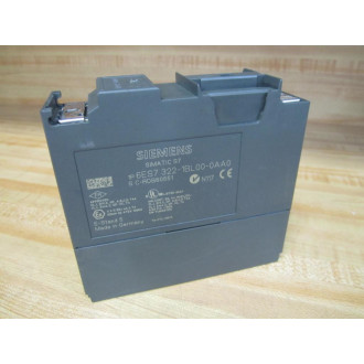 Siemens 6ES7 322-1BL00-0AA0 Module 6ES73221BL000AA0 No Cover - Used