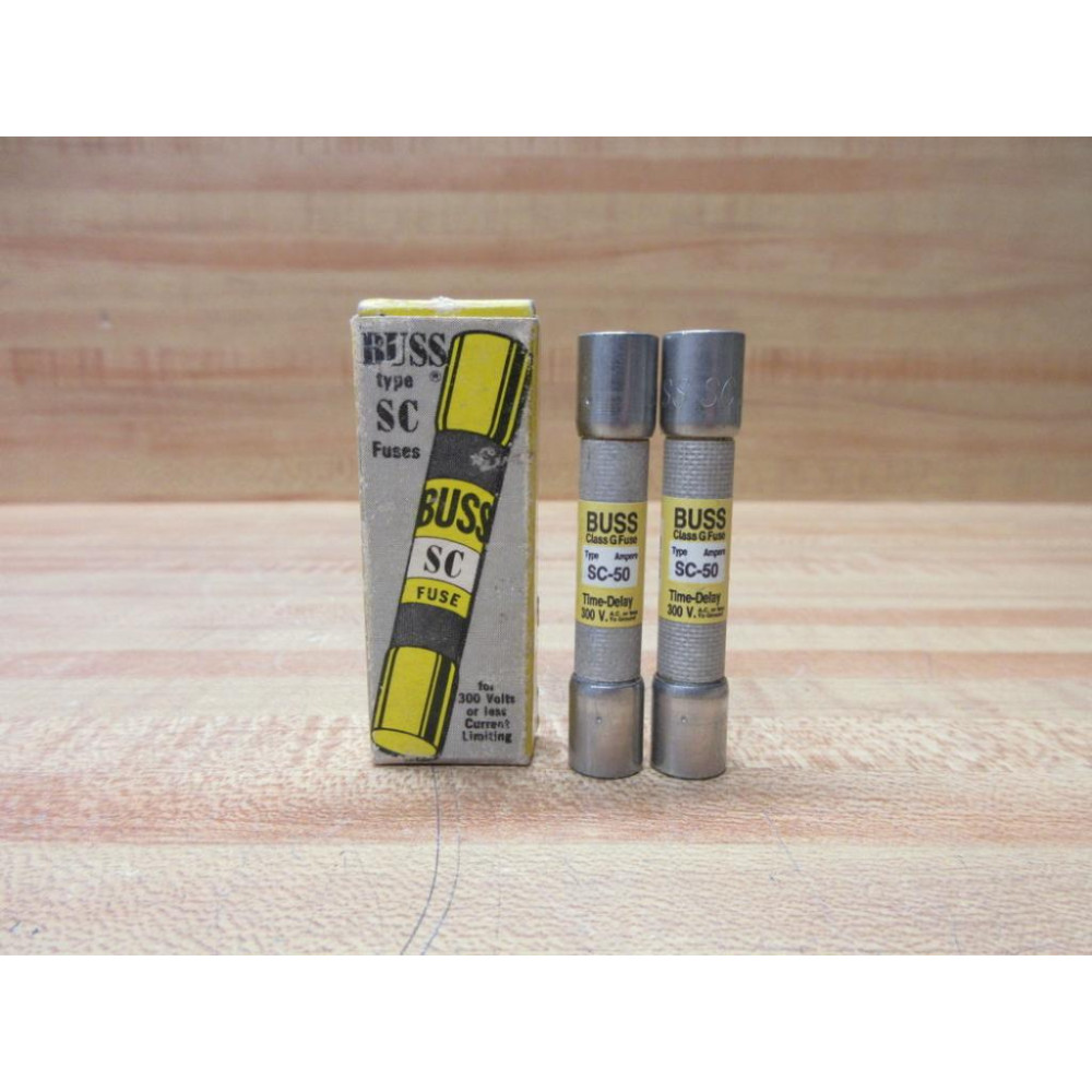 Buss SC-50 Bussmann Fuse Cross Ref 1DH45 (Pack of 2)
