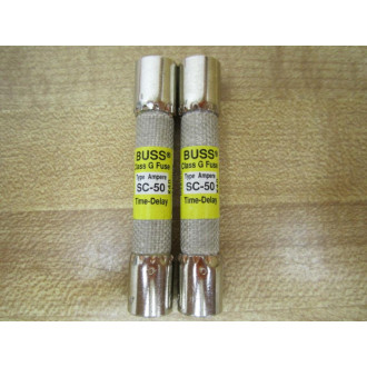 Buss SC-50 Bussmann Fuse Cross Ref 1DH45 (Pack of 2) - New No Box