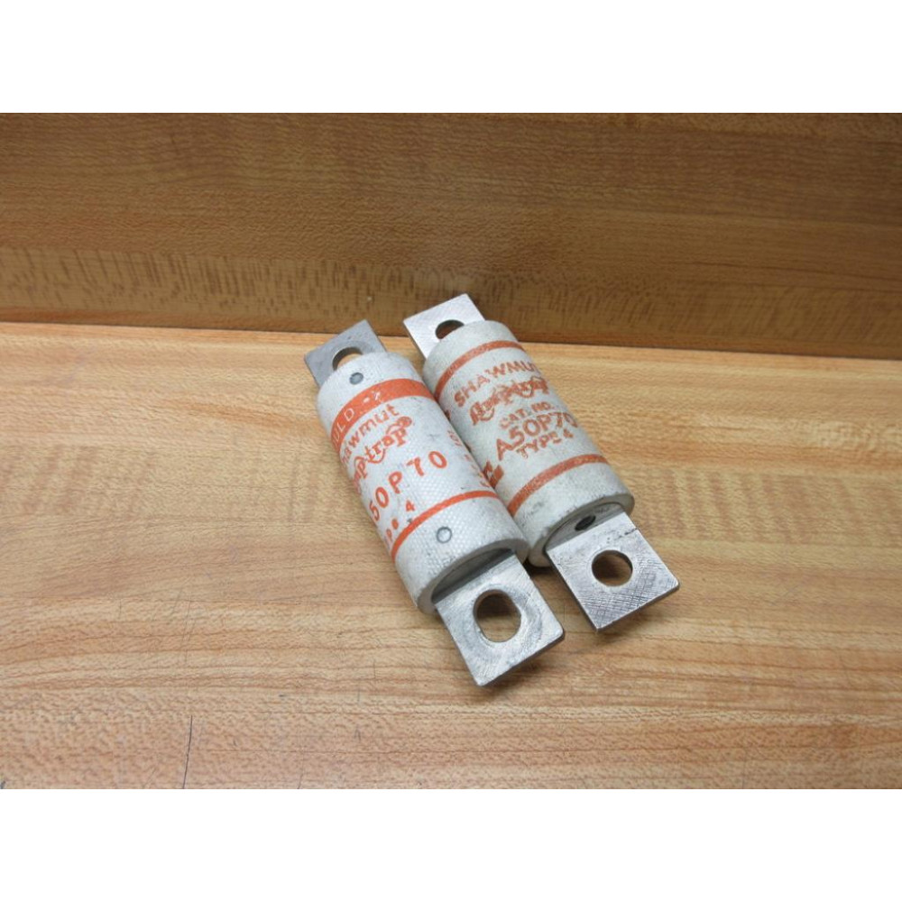 Gould Shawmut Ferraz A50P70-4 Amp-Trap Fuse A50P70 - Used