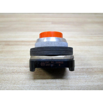 Allen Bradley 800T-B3 Orange Pushbutton - Used