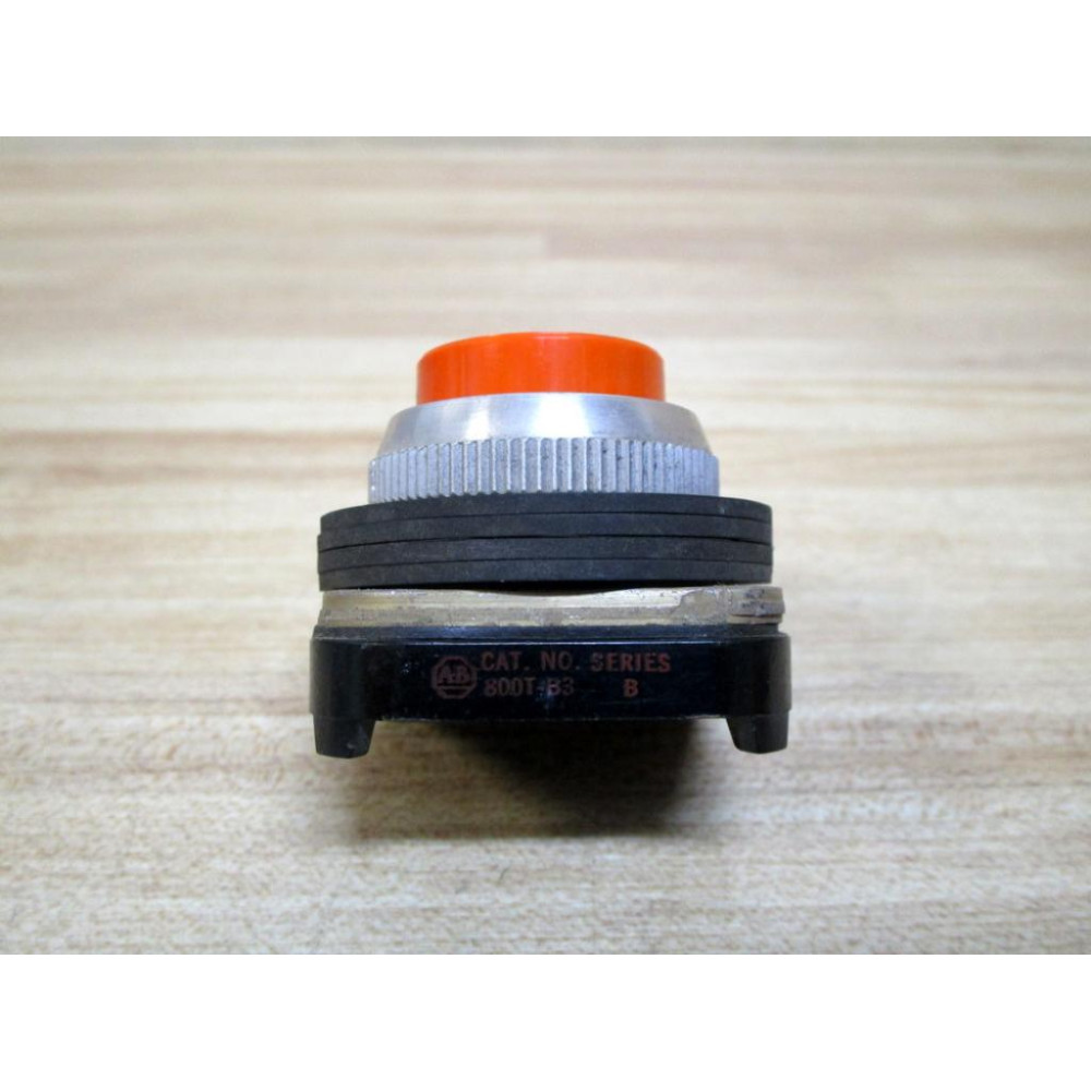 Allen Bradley 800T-B3 Orange Pushbutton - Used
