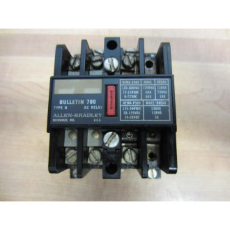 Allen Bradley 700-N400A1 Relay 700N400A1 Series C Missing Terminal Screws - Used