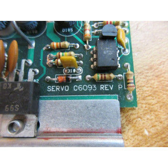Servo Products C6093 Power Feed Board D5567 - Used