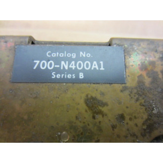 Allen Bradley 700-N400A1 Relay 700N400A1 Coil Base Only Series B - Used