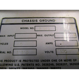 Struthers Dunn 74593 Controller 74593 Missing PinsCable Input Damage - Used