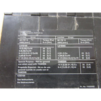 Siemens CED63B080 80A Circuit Breaker CED63B080L - New No Box