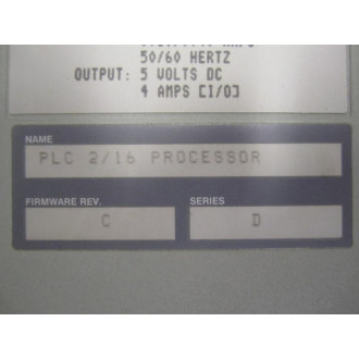Allen Bradley 1772-LXP Processor Series D FW Rev.C - Used