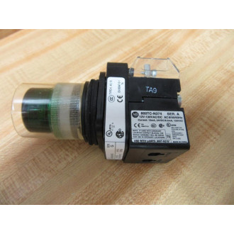 Allen Bradley 800H-QRAH2G Pushbutton Illum. 800HQRAH2G