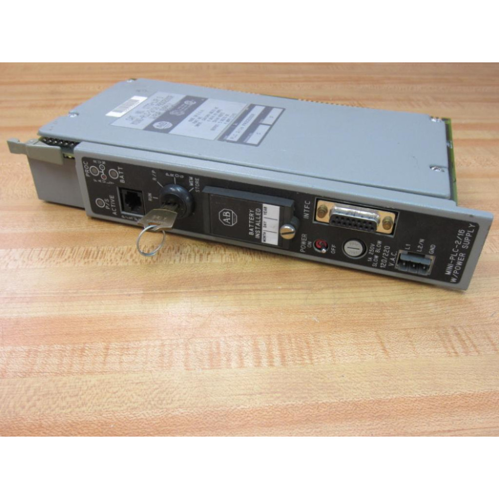 Allen Bradley 1772-LXP Processor Series D FW Rev.C wKey - Used