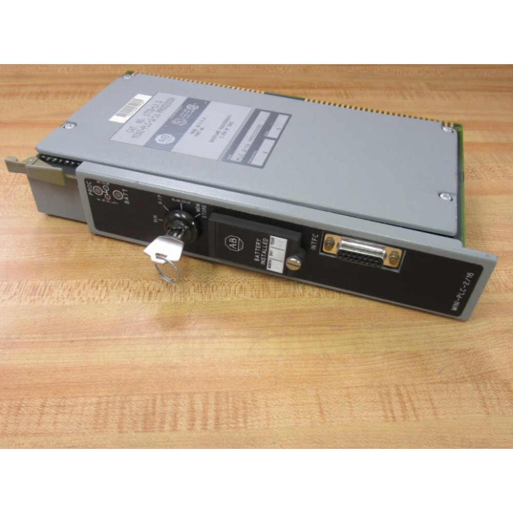 Allen Bradley 1772-LXP Processor Ser.D Rev.E wKey+Battery - Used