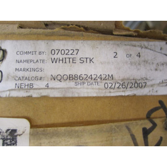 Square D NQOB8624242M Panelboard Interior