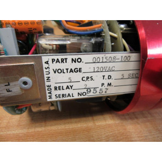 DET Tronics U7602B6001 Flame Detector Controller - Used