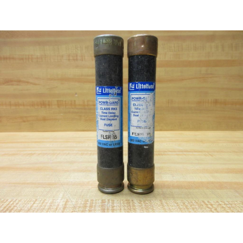Littelfuse FLSR-35 Fuse Cross Ref 486L37, FLSR035 (Pack of 2) - Used
