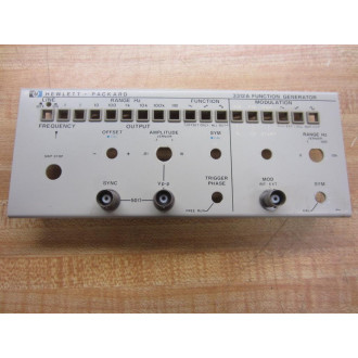 HP 3312A Generator Front Cover