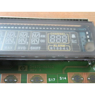 HP 34970-66502 Circuit Board 3497066502 - Used