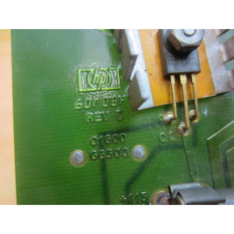 HP 01600-66503 Circuit Board 0160066503 - Used