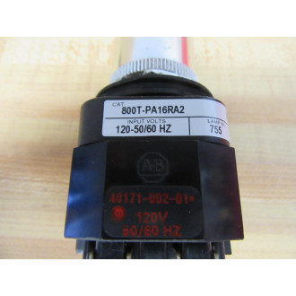 Allen Bradley 800T-PA16RA2 Push Button Switch - Used
