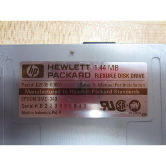 HP D2035-60001 3.5 Flexible Disk Drive 1.44 MB - Used