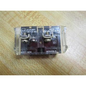 Allen Bradley 800T-XD4 Contact Block 800TXD4 WBolts - New No Box