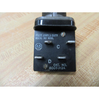Allen Bradley 800T-H2 Selector Switch 800TH2 800T-H2A - Used