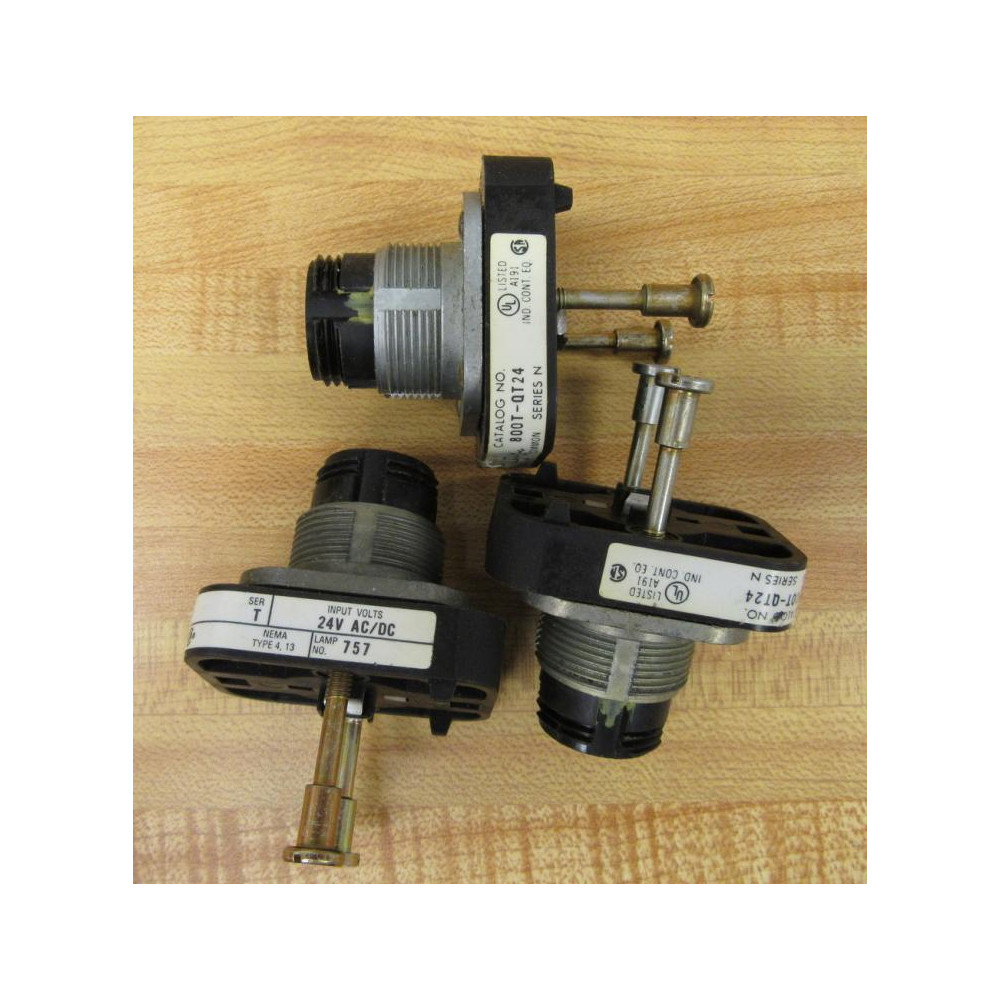 Allen Bradley 800T-QT24 Pilot Light (Pack of 3) - Used