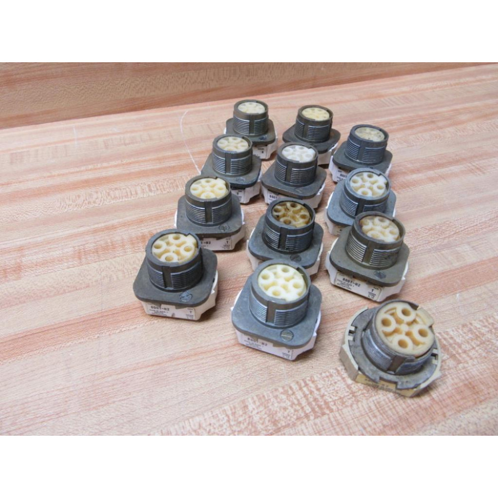 Allen Bradley 800T-H2 Selector Switch 800TH2 Base Core Only (Pack of 12) - Used