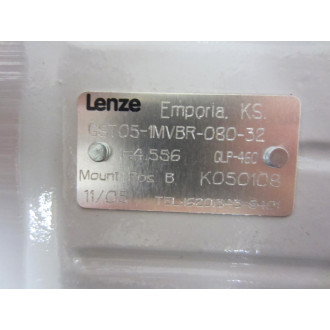 Lenze GST05-1MVBR-080-32 Gear Motor GST051MVBR08032 - New No Box