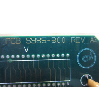 Modicon S985-800 Circuit Board S985800 - Used