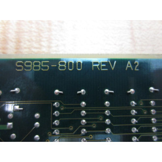 Modicon S985-800 Circuit Board S985800 - Used