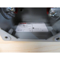 Hoffman E1PB Pushbutton Enclosure 58010 WConnectorsLegend - New No Box