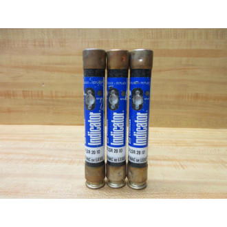 Littelfuse FLSR-20-ID Powr-Gard Fuse FLSR20ID (Pack of 3) - Used