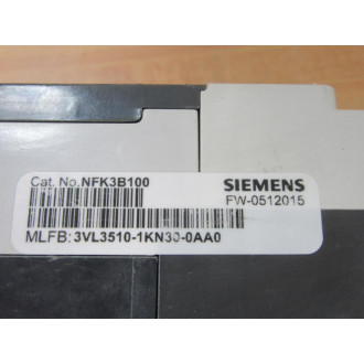 Siemens NFK3B100 100A Circuit Breaker NFK3B100L - New No Box