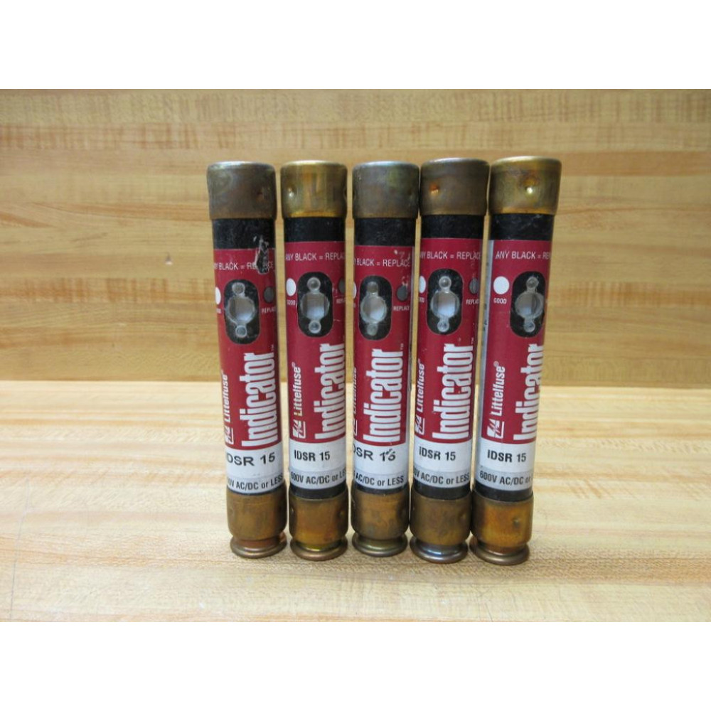 Littelfuse IDSR 15 Fuse Cross Ref 830LL0, IDSR015 (Pack of 5) - Used
