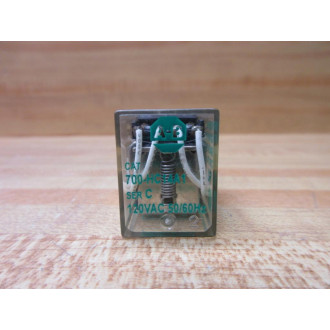 Allen Bradley 700-HC14A1 Relay 700-HC14A1-120VAC Series C - New No Box