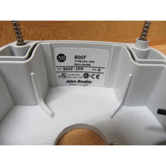 Allen Bradley 800F-1PP 1 Hole Enclosure 800F1PP - Used