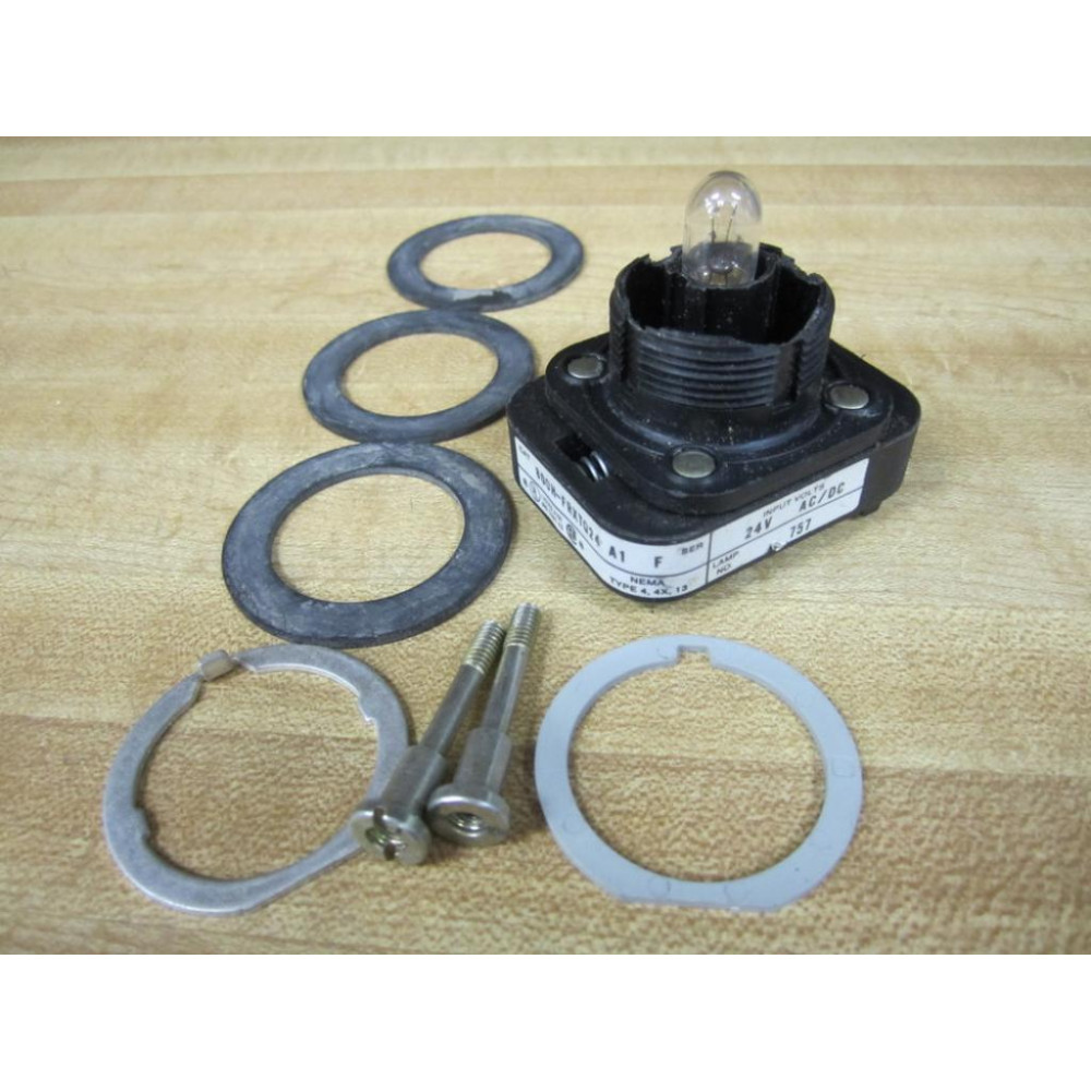 Allen Bradley 800H-FRXTQ24A1 Illuminated Push Button Core,Hardware Only - Used